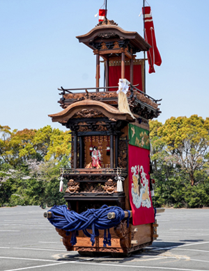 下判田地区　東組　山王車　写真