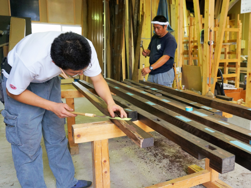 マツシマ建築　職人　写真